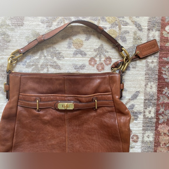 Vintage Coach Chelsea Brown Hobo Leather Bag F1173 - Picture 12 of 14
